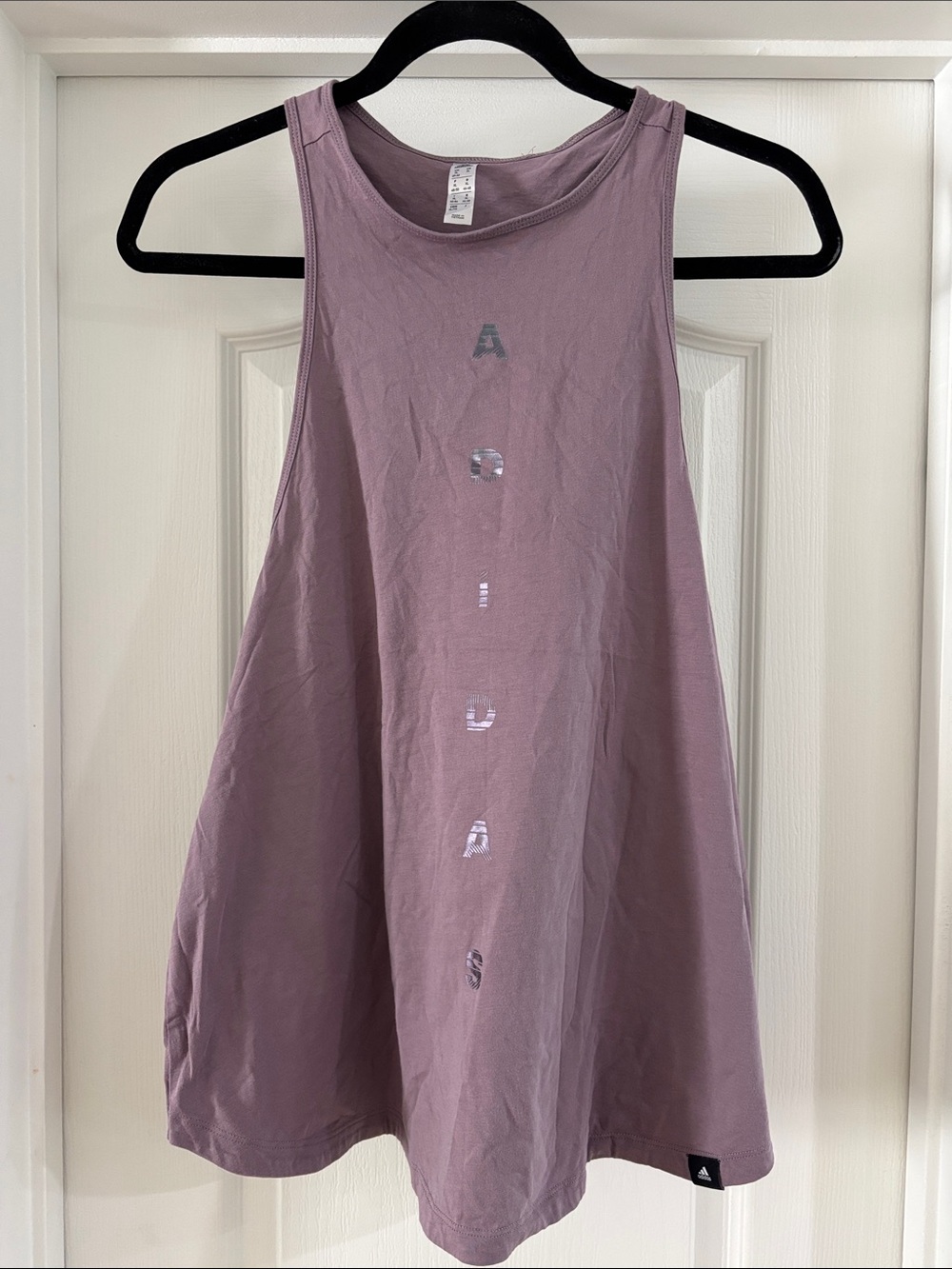 adidas Lavender Mauve Flow Tank Top